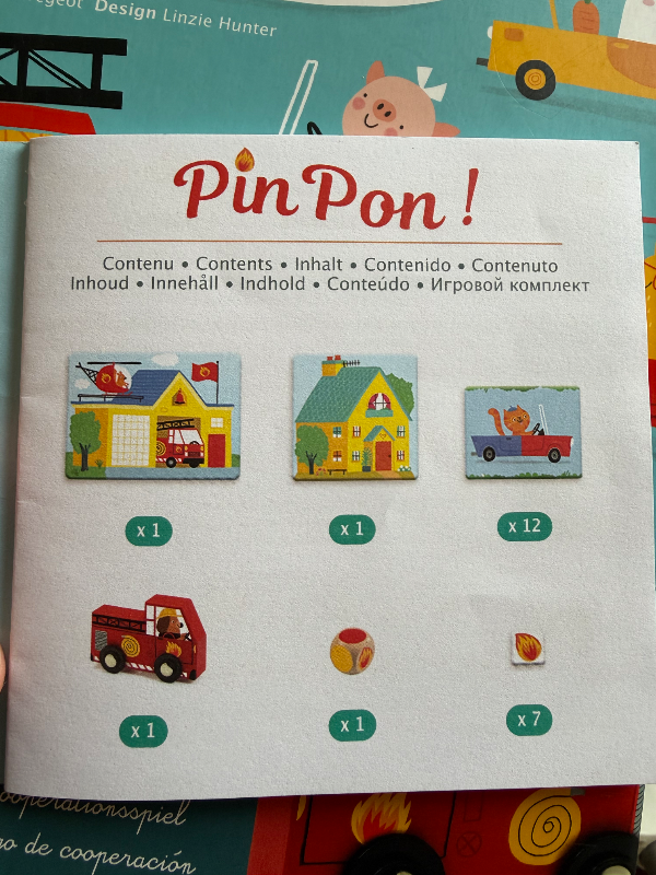 Hra pin pon hasičská pro 3-6 let – fotografie 5 z 5