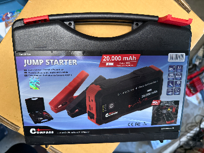 Jump starter compass